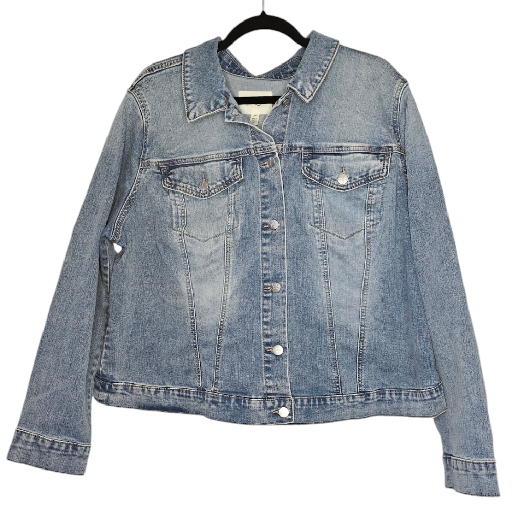 Pus size Jean jacket, Jessica Simpson